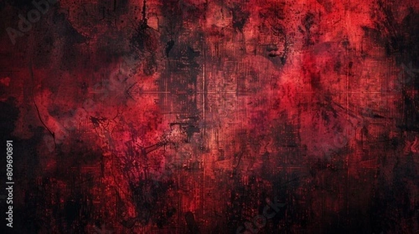 Fototapeta grunge black and red background. horror concept texture background.