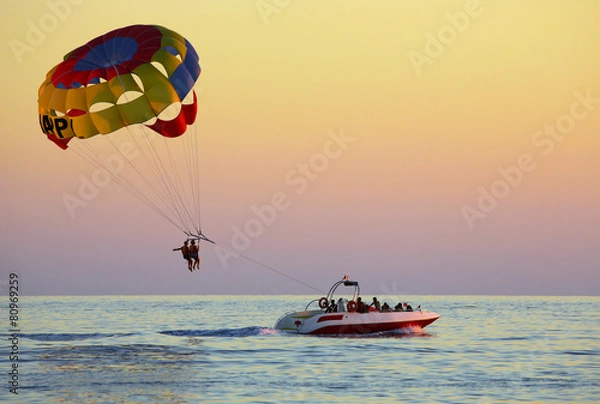 Obraz Parasailing