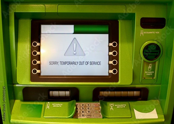 Obraz ATM Machine out of service