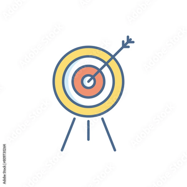 Fototapeta Target vector icon