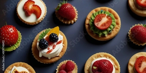 Obraz cake with strawberry