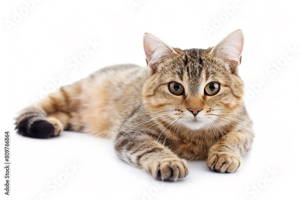 Fototapeta Katze isoliert