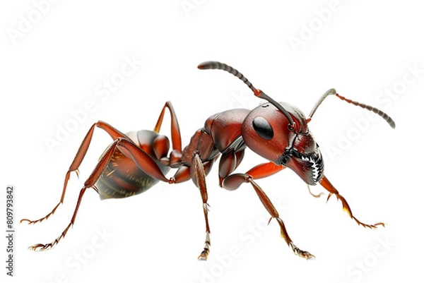 Obraz ant isolated on white background
