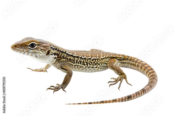 Fototapeta lizard isolated on white background
