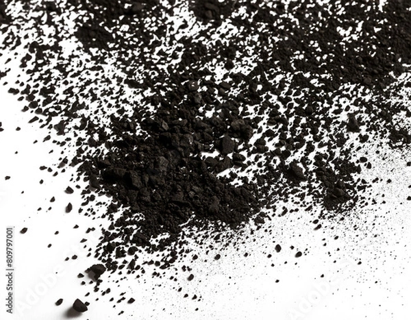 Obraz Dark soil with small rocks