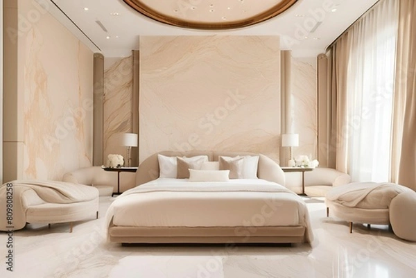 Obraz luxury apartment suite lounge