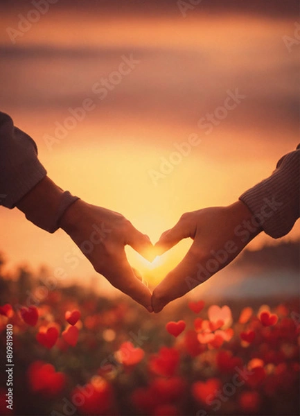 Obraz heart in hands