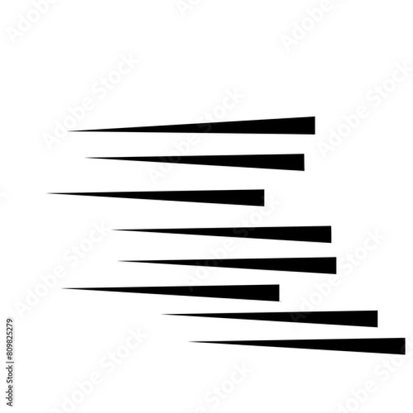 Fototapeta Speed Lines Effect 