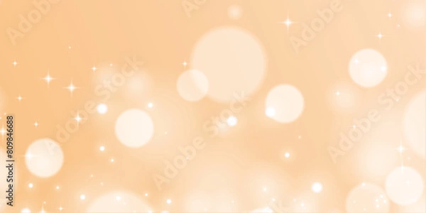 Fototapeta 金色のキラキラとした背景。ゴージャスなパーティクル