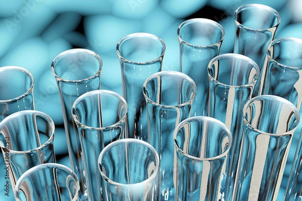 Fototapeta Probówka - renderowanie 3d