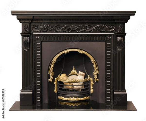 Obraz Luxury fireplace