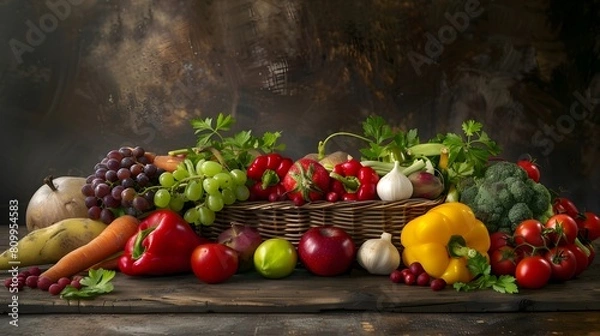 Fototapeta fruit and vegetables