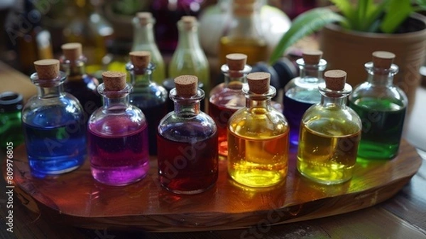 Fototapeta color and fragrance for soaps generative ai