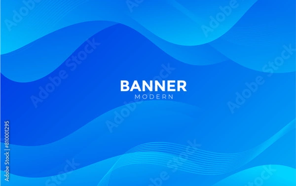 Fototapeta Abstract blue wave background, abstract blue background
