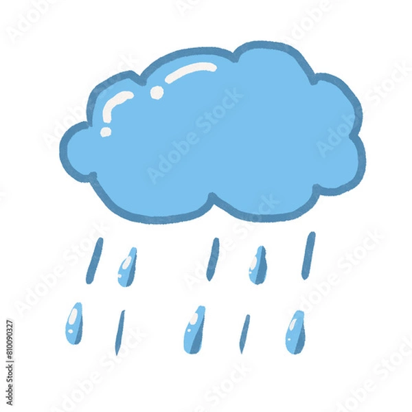 Obraz cloud and drops