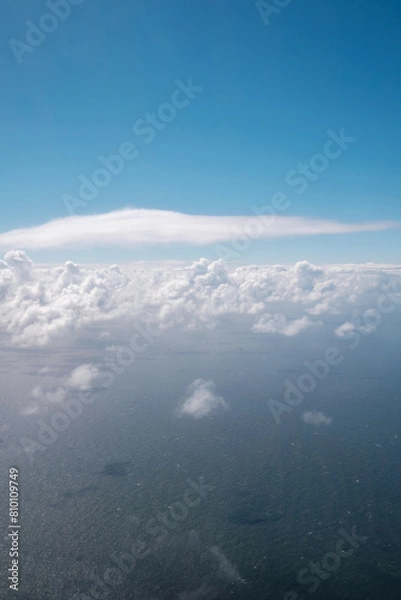 Obraz Cloudscapes over the North Sea, Europe