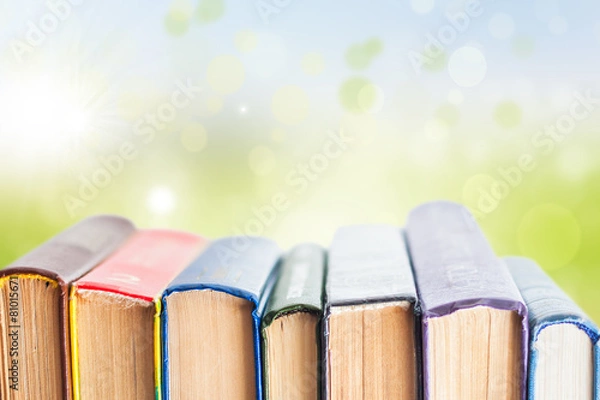 Obraz Stack of textbooks