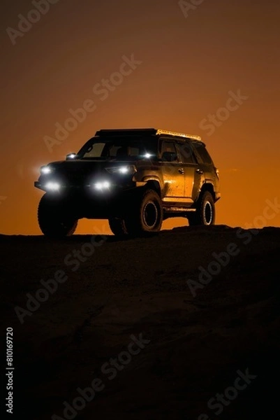 Obraz car on the road