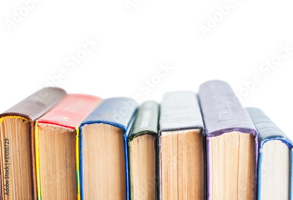 Obraz Stack of books isolated