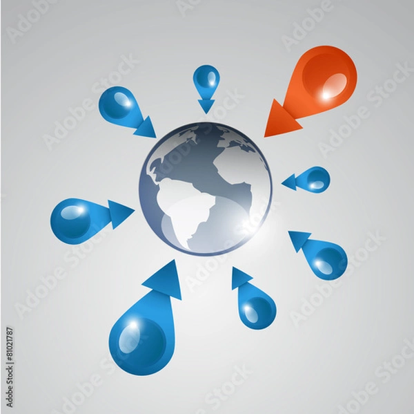 Obraz World infographic