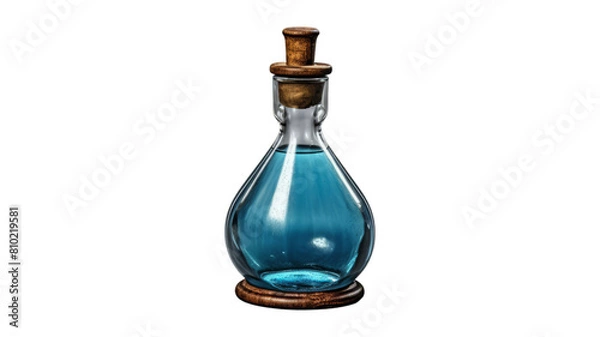 Obraz potion bottle isolated on transparent png background. Generative ai