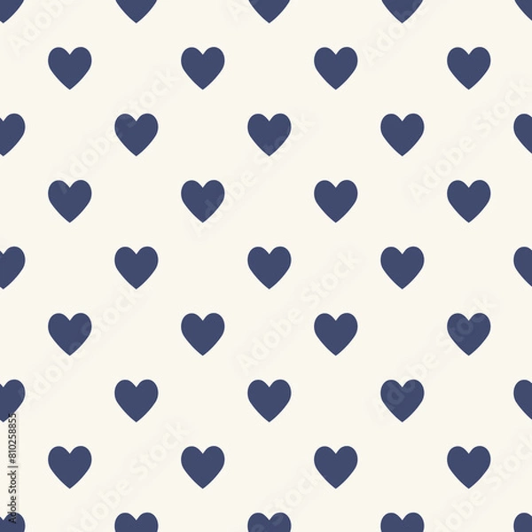 Obraz Valentine pattern seamless heart shape pink colors background.