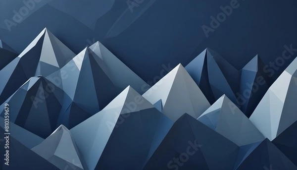 Obraz Clear Plain Shiny Warm Soft Vintage Bokeh Cloudy Wave Like Geometric Blue Background or Texture