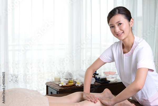 Obraz 笑顔のエステティシャン