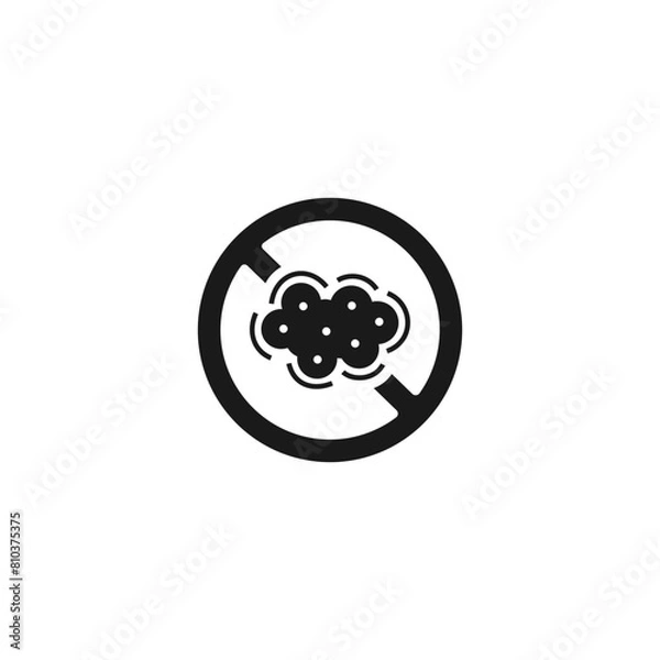 Obraz Mold resistant icon or Mold resistant symbol vector isolated. Best Mold resistant icon for apps, websites, product packaging design and more.