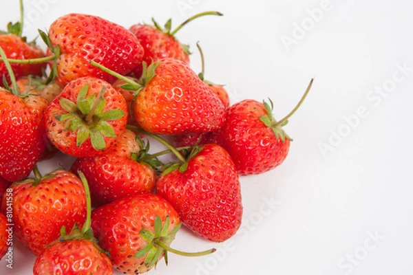 Obraz strawberry on white paper background