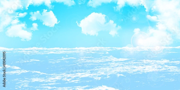 Fototapeta 海　空　背景