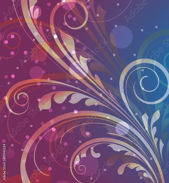 Fototapeta Decorative Flourish Background