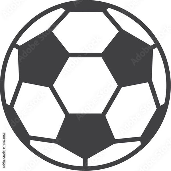 Fototapeta サッカーボールのイラスト素材