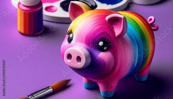 Fototapeta bank on a white background