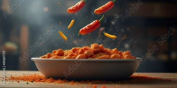 Obraz red chili peppers