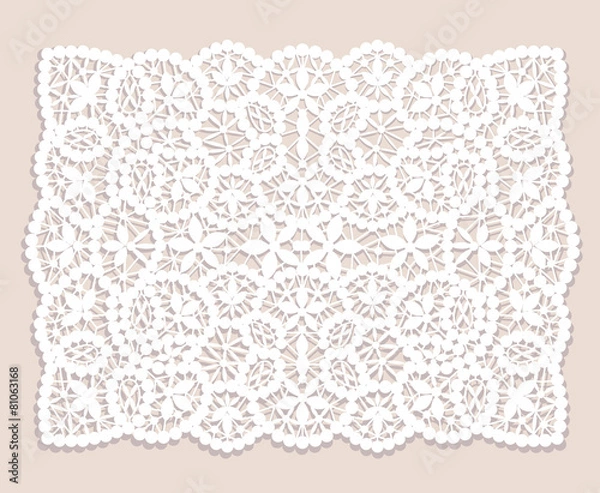 Fototapeta Serwetka koronkowa