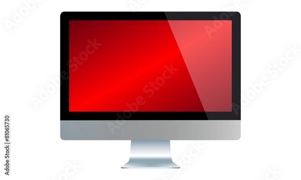 Obraz Computer high fidelity vector mockup