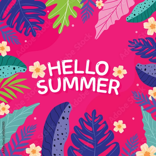 Obraz hello summer background