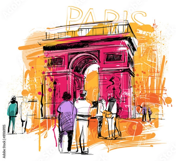 Fototapeta arc de triomphe