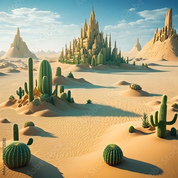 Obraz landscape in the desert