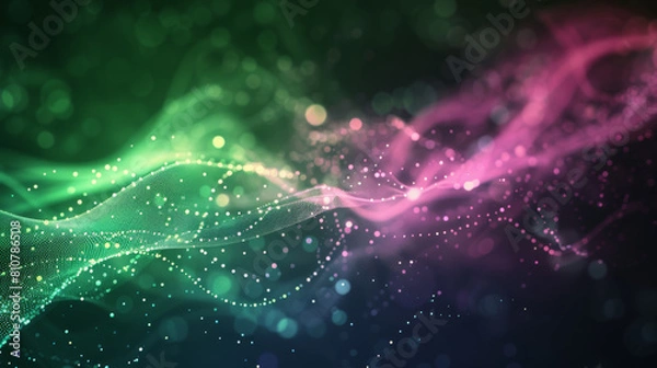 Fototapeta blue digital information technology background