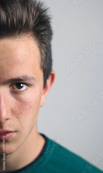 Obraz half face teen