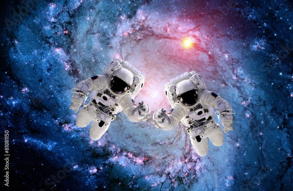 Obraz Przestrzeń pracy zespołowej astronauta kosmonauta