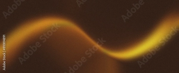 Fototapeta Abstract orange yellow brown gold ultrawide gradient grainy premium banner. Perfect for design, background, wallpaper, template, art, creative projects, desktop. Exclusive quality, vintage style