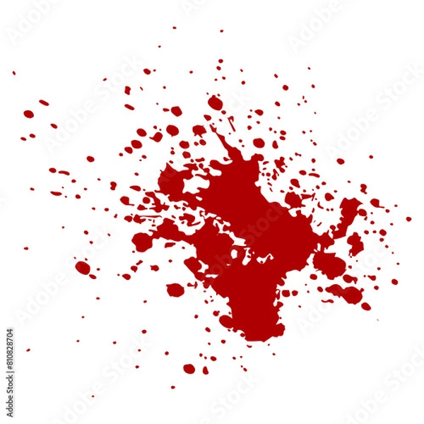 Obraz Blood Splatter Splash Stain Illustration