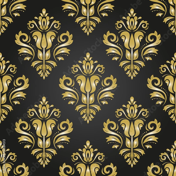 Fototapeta Damask Seamless Vector Pattern