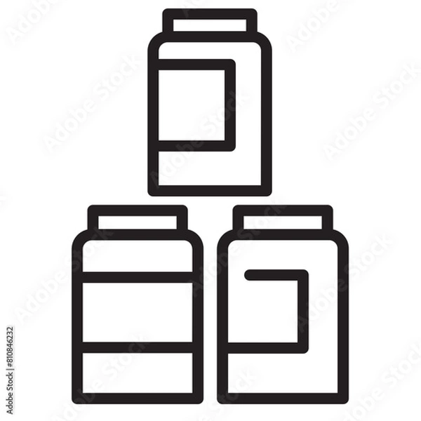 Fototapeta Spice Line Icon