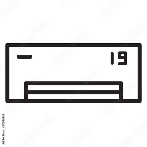 Obraz Air Conditioning Line Icon
