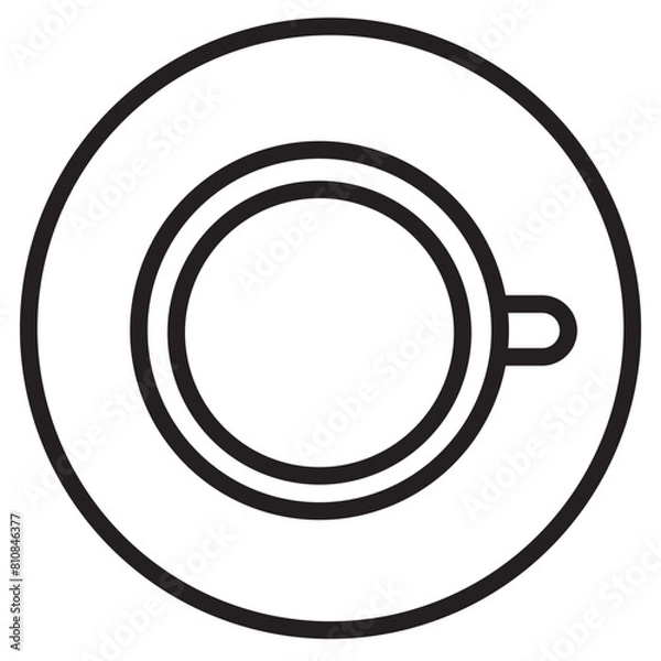 Obraz Coffee Line Icon