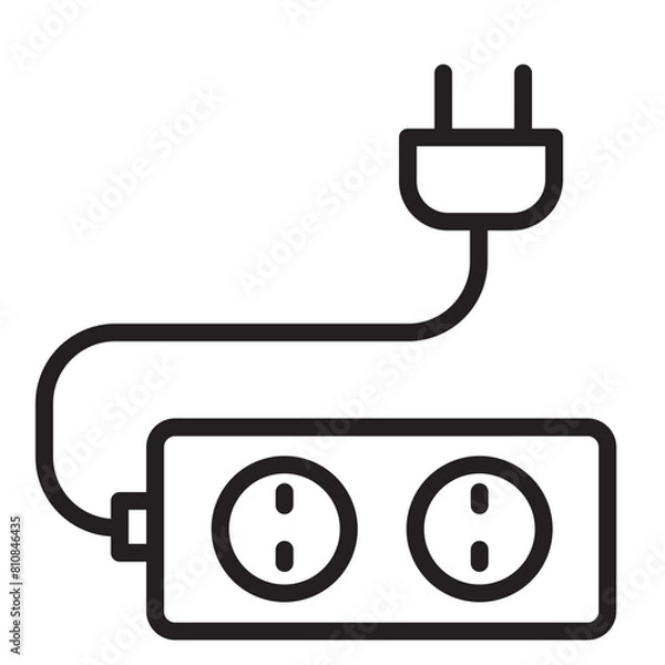 Obraz Electricity Line Icon